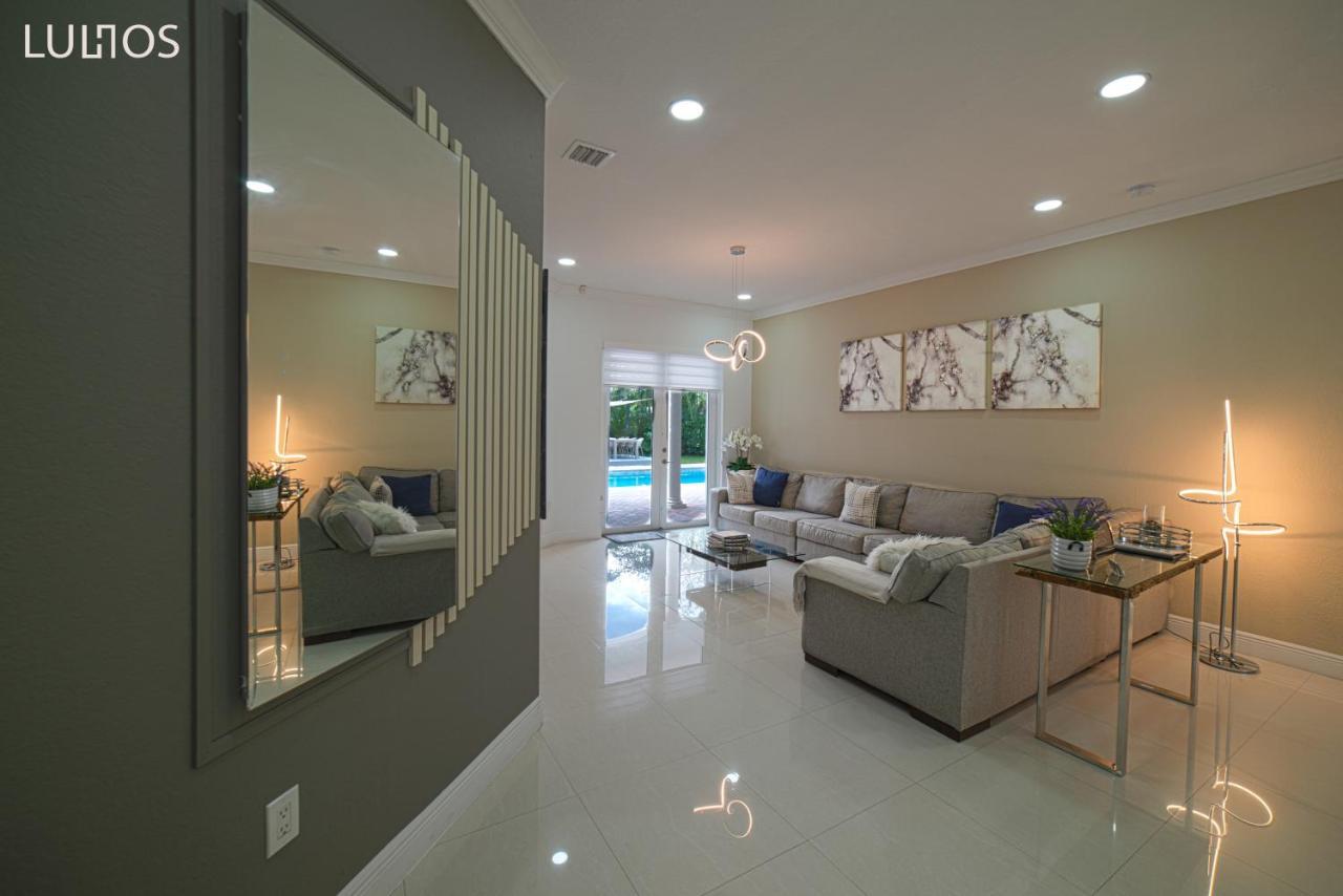 Beautiful house + heated pool/17 guest,básquetball Cutler Bay Exterior foto